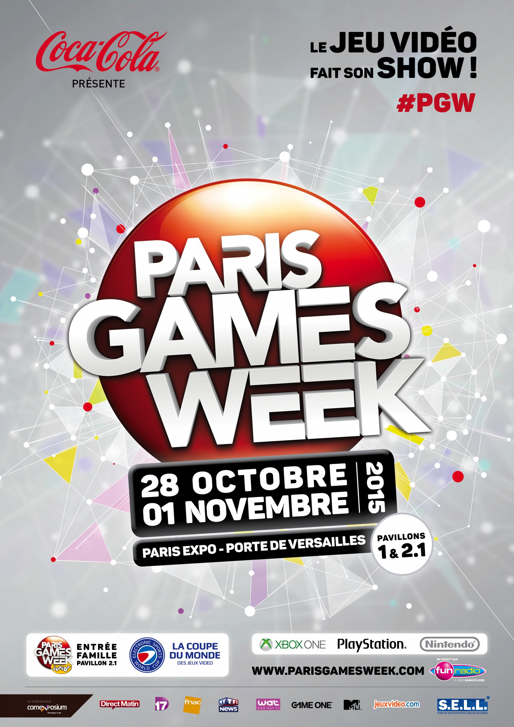 Poster de la Paris Games Week 2015