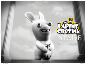 The lapins crétins au stade - Wii