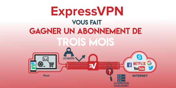 Express VPN vous fait gagner un abonnement de 3 mois