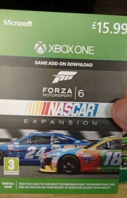 Bon de téléchargement Forza 6