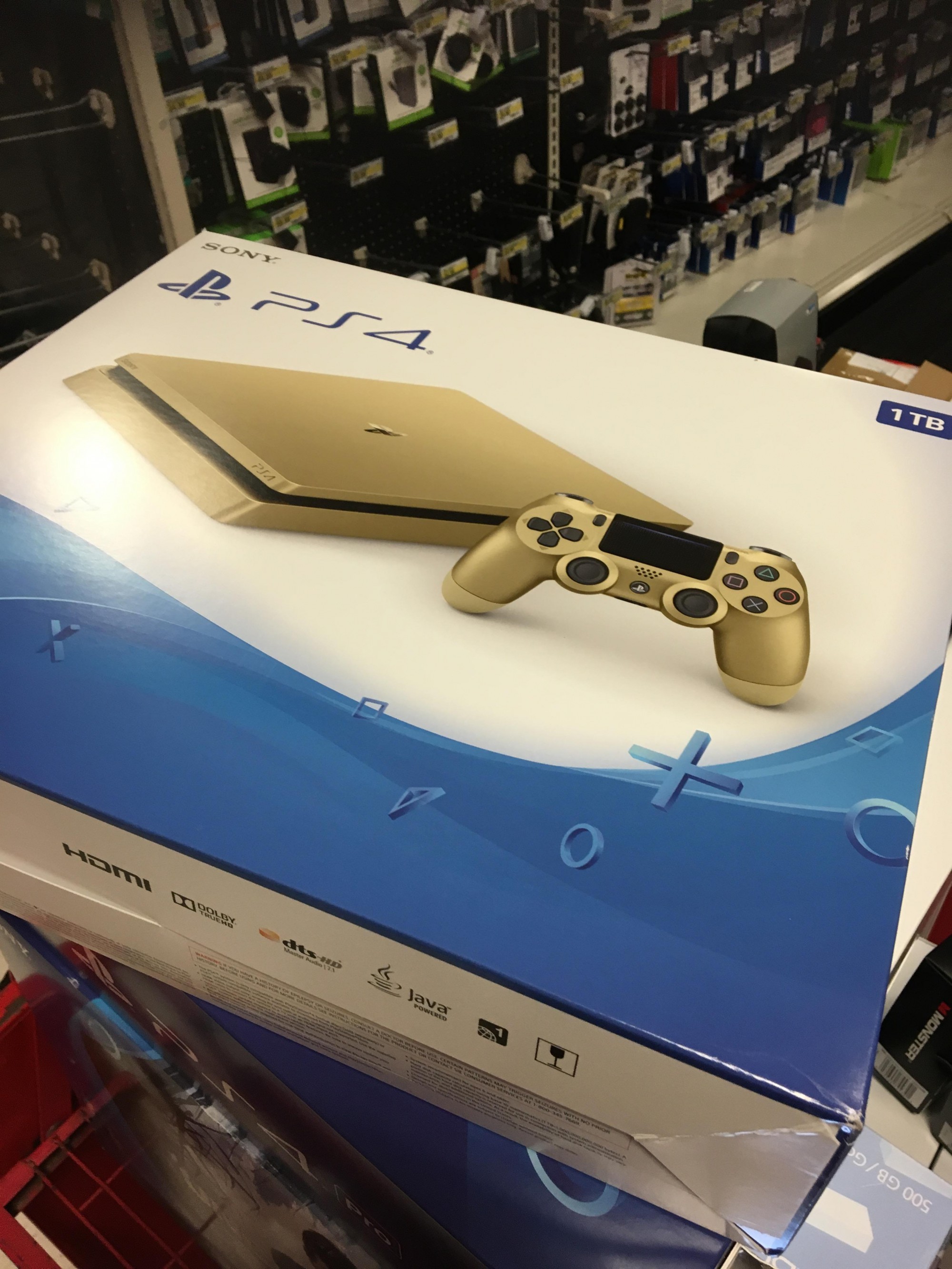 PS4 Slim Gold