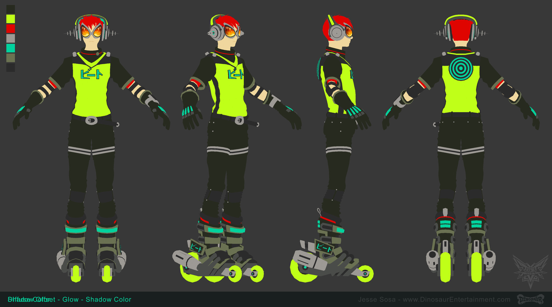 Jet Set Radio Evolution character model