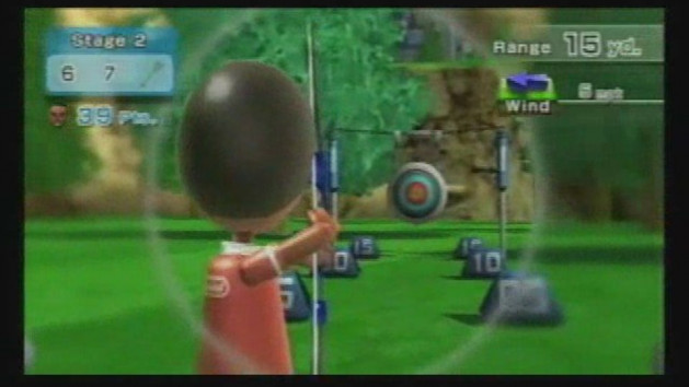 Wii Sport Resort - ARCHERY - Play with Pros