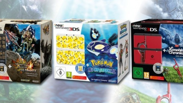 La New 3DS s'offre trois nouveaux packs