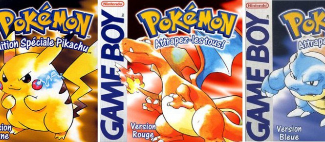 Les trois premiers Pokémon sur Console Virtuelle