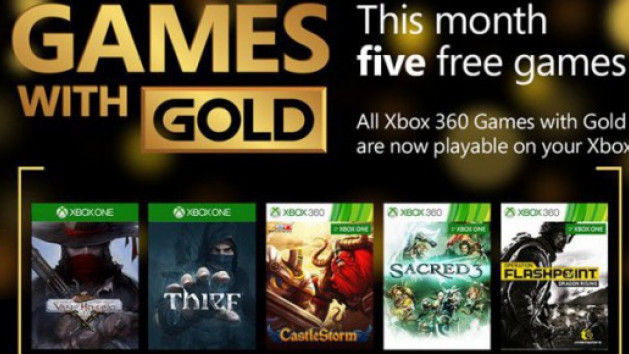 Cinq jeux pour le Games With Gold