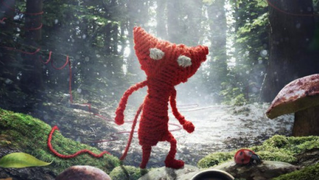 Le héros de Unravel à portée de main