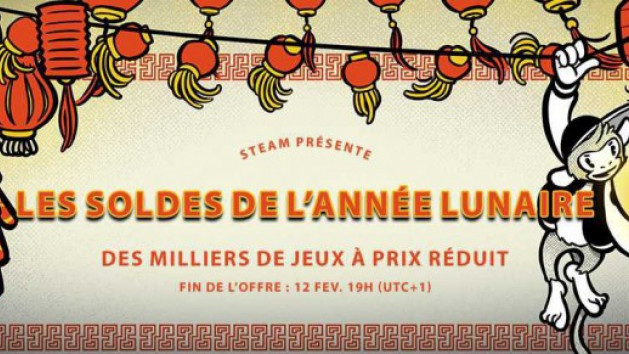 Steam : des soldes pour le Nouvel An chinois