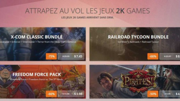 2K arrive sur GOG