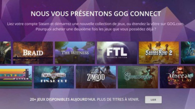 GOG lance le GOG Connect