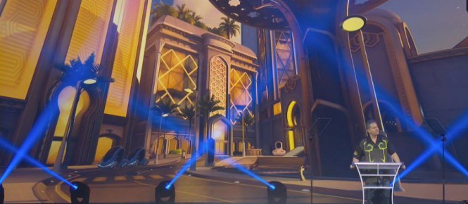 La nouvelle map dispo sur le serveur test d'Overwatch !