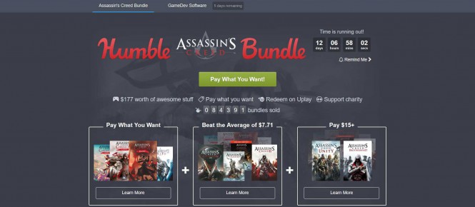 Un Humble Bundle spécial Assassin's Creed