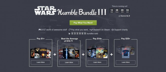 Du Star Wars dans le Humble Bundle