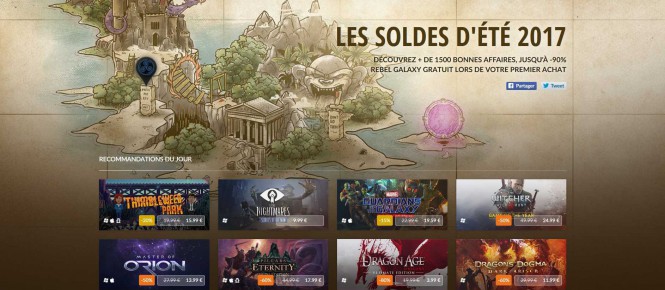 GOG lance ses soldes d'été