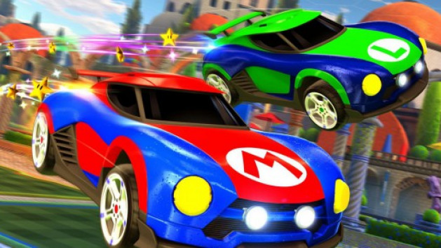 Rocket League s'offre des bagnoles Mario, Luigi et Samus !
