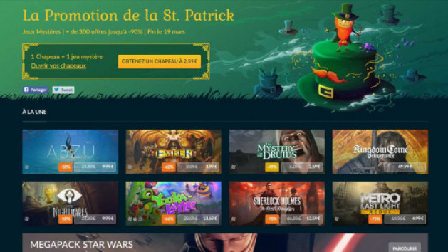 GOG : des soldes de la Saint-Patrick