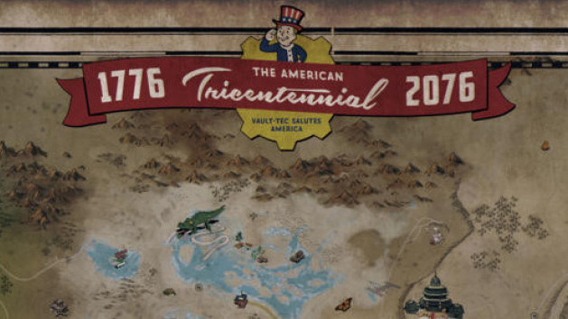 Fallout 76 : la carte accompagnée de gameplay