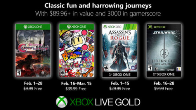 Games with Gold : les jeux de février