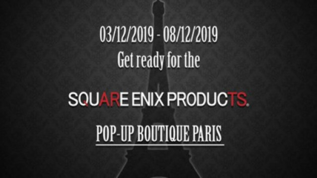 Square Enix : une boutique (très) éphémère à Paris