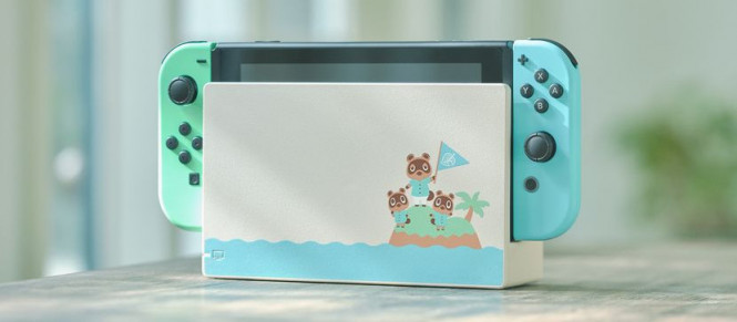 Une Switch aux couleurs d'Animal Crossing