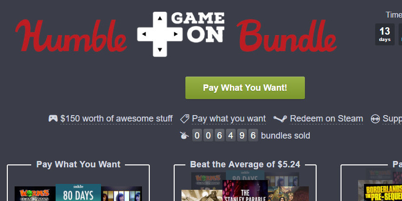 6,5 millions de dollars récoltés par Humble Bundle