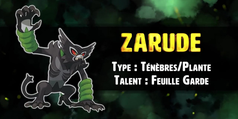 Pokémon Épée / Bouclier : Zarude est à récupérer dès aujourd'hui