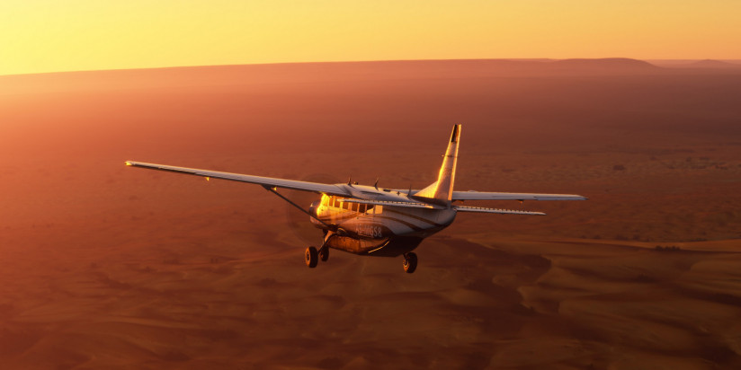 Microsoft Flight Simulator à la mode USA