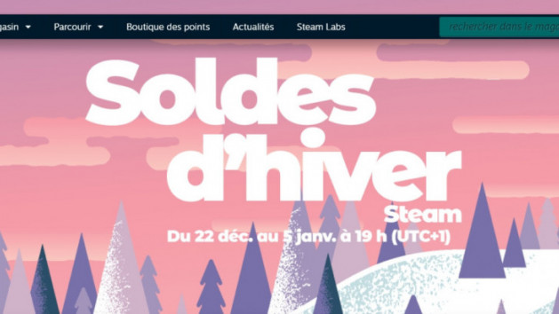 Les soldes d'hiver de Steam sont là