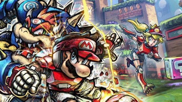 Mario Strikers : Battle League Football avec du gameplay
