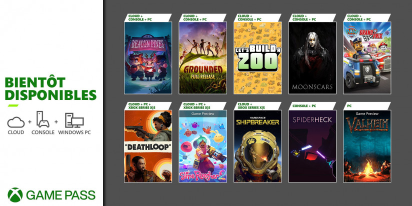 Xbox Game Pass : les jeux de la fin septembre