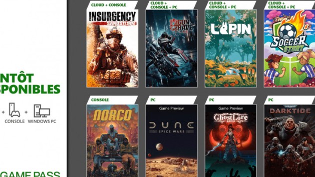 Xbox Game Pass : les nouveautés de la fin novembre