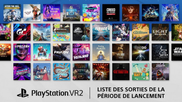 PS VR2 : presque 40 jeux pour la période de lancement
