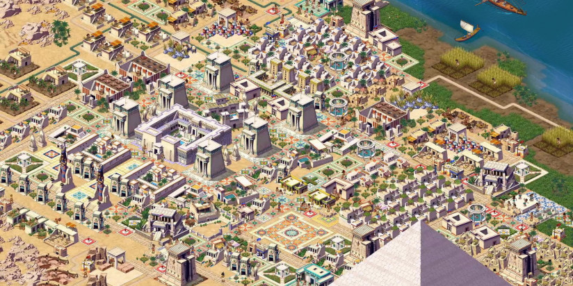 Le remake du city builder Pharaon se date sur PC