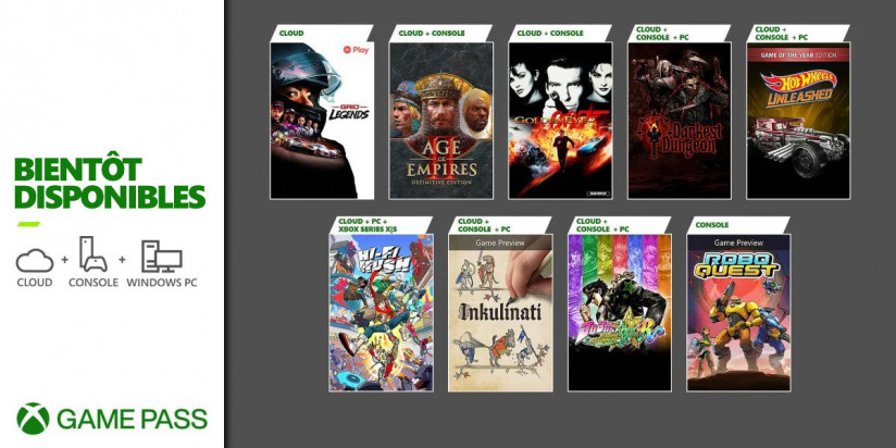 Xbox Game Pass : les jeux de fin janvier / début février