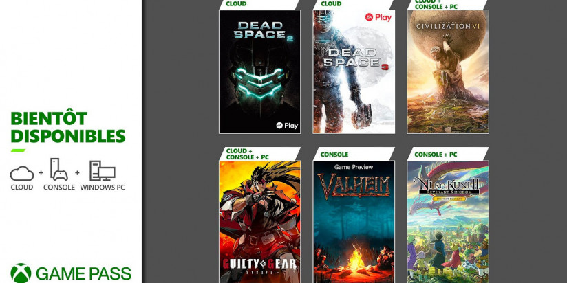 Xbox Game Pass : les nouveautés de la mi-mars