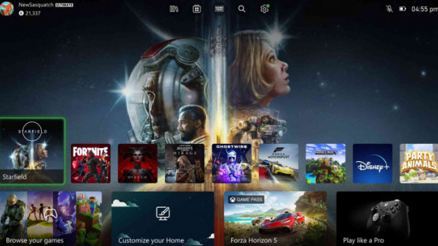 Xbox dévoile un nouvel écran d'accueil