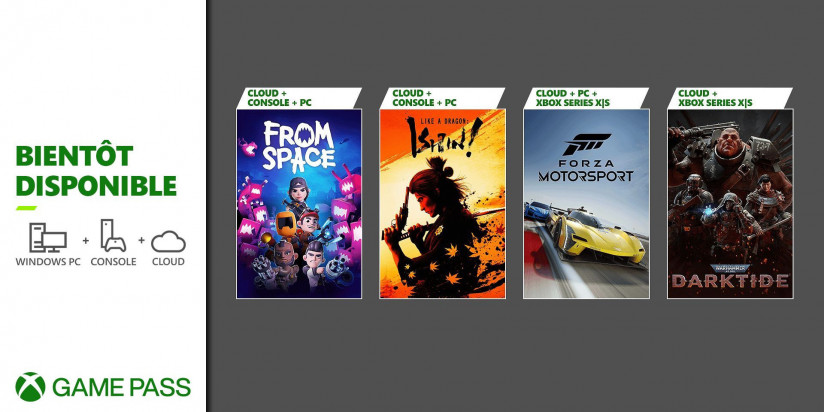 Xbox Game Pass : les jeux de la première moitié d'octobre