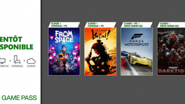 Xbox Game Pass : les jeux de la première moitié d'octobre