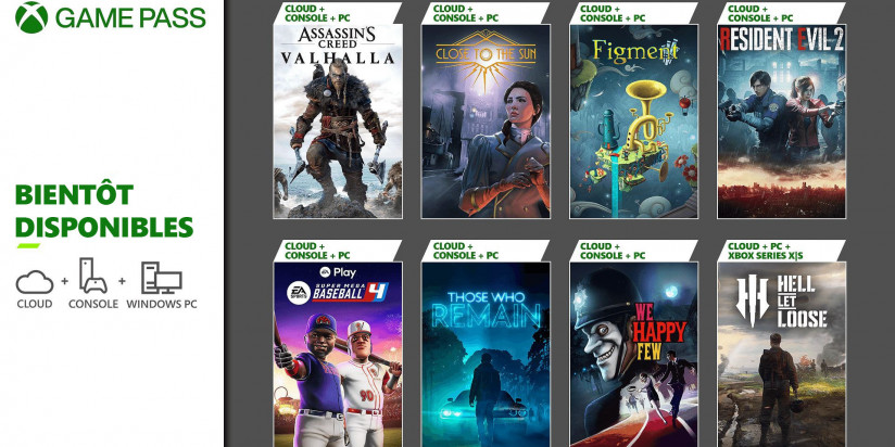 Xbox Game Pass : les jeux de début / mi janvier 2024