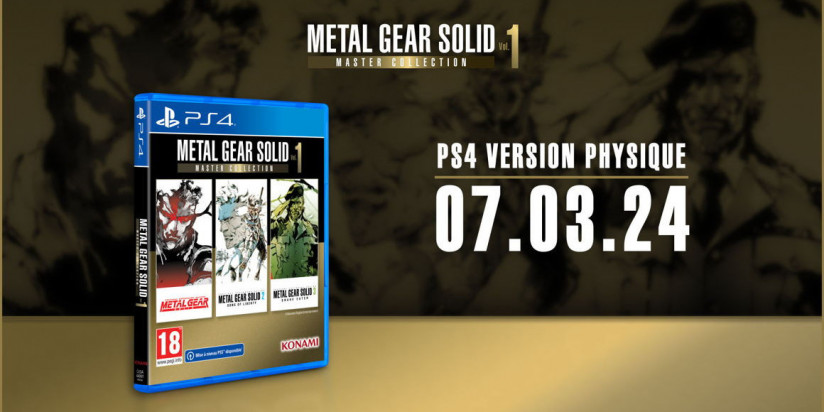 Metal Gear Solid : Master Collection Vol.1 date sa version physique sur PS4