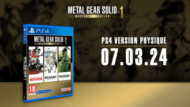 Metal Gear Solid : Master Collection Vol.1 date sa version physique sur PS4