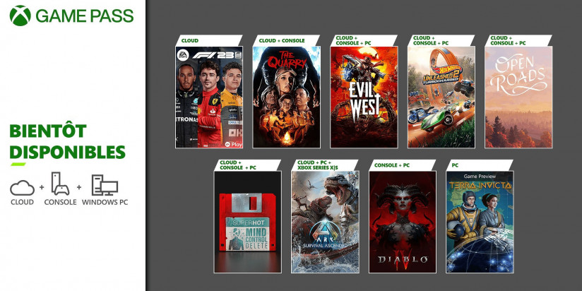 Xbox Game Pass : les jeux de fin mars / début avril