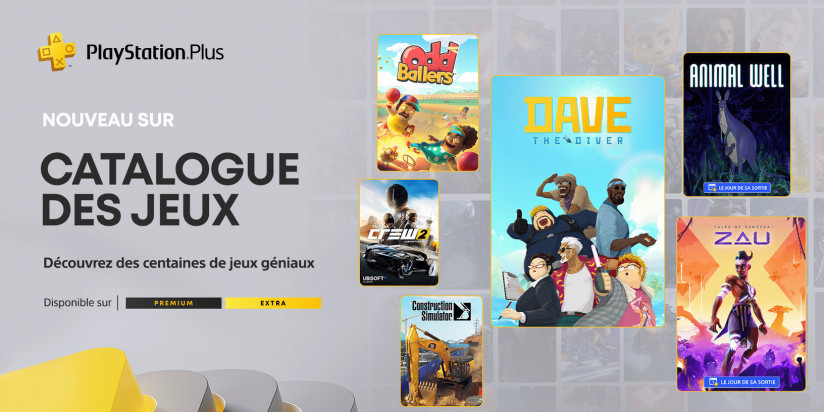 PS Plus Extra / Premium : les jeux d'avril