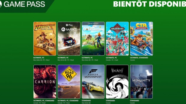 Xbox Game Pass : les jeux de la fin d'année
