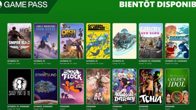 Xbox Game Pass : les jeux de fin janvier / début février