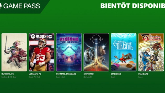 Xbox Game Pass : les jeux de début / mi-février