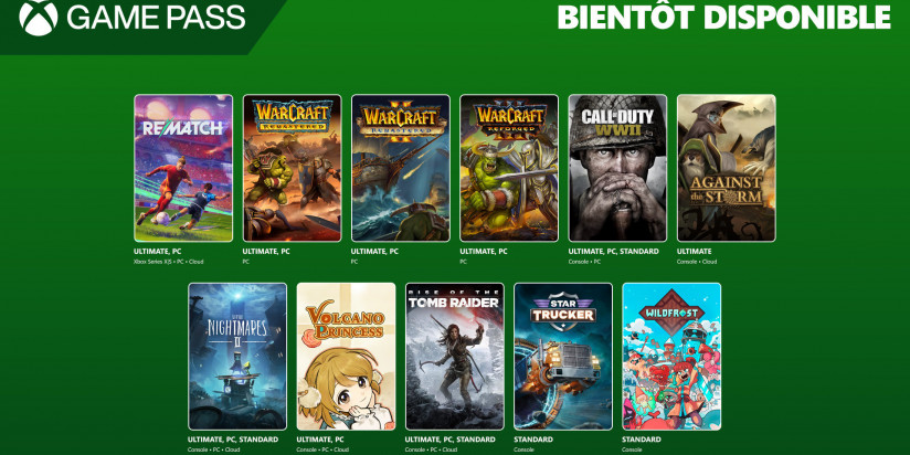 Xbox Game Pass : les jeux de la fin juin