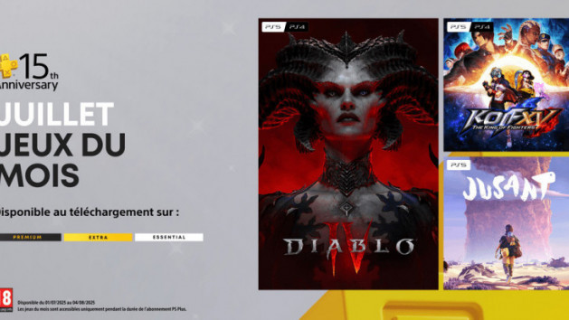 PS Plus : les jeux de juillet