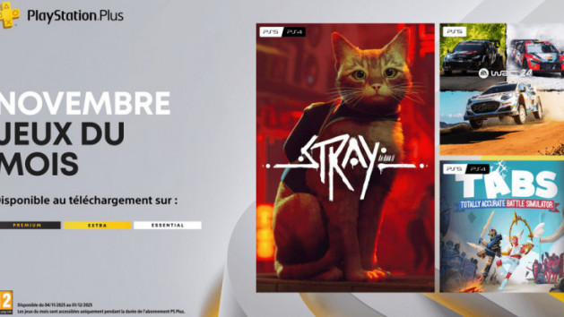 PS Plus : les jeux de novembre