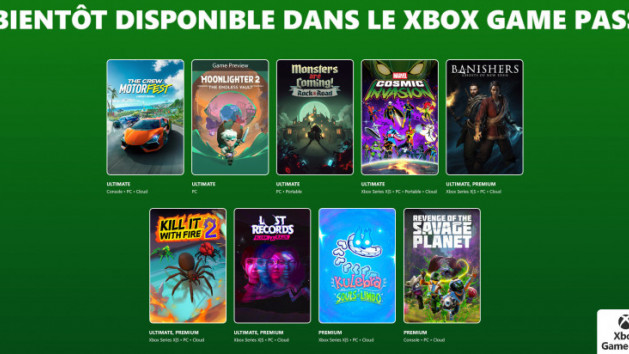 Xbox Game Pass : les jeux de fin novembre / début décembre